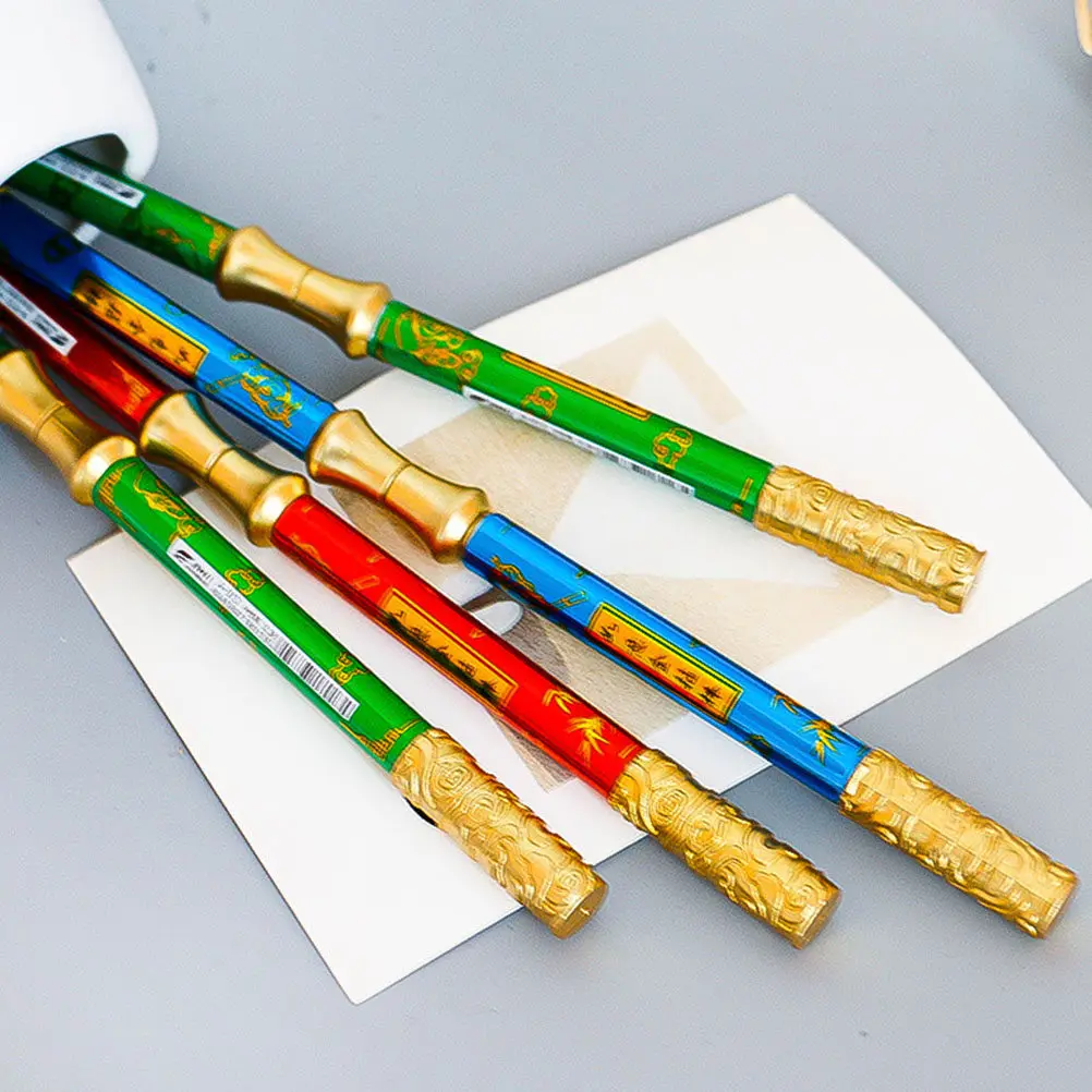 

6Pcs Premium Ergonomic Gel Ink Pen Double-Ended Portable Smooth Writing Pen for Children Graduation Gifts Fun Decorative School