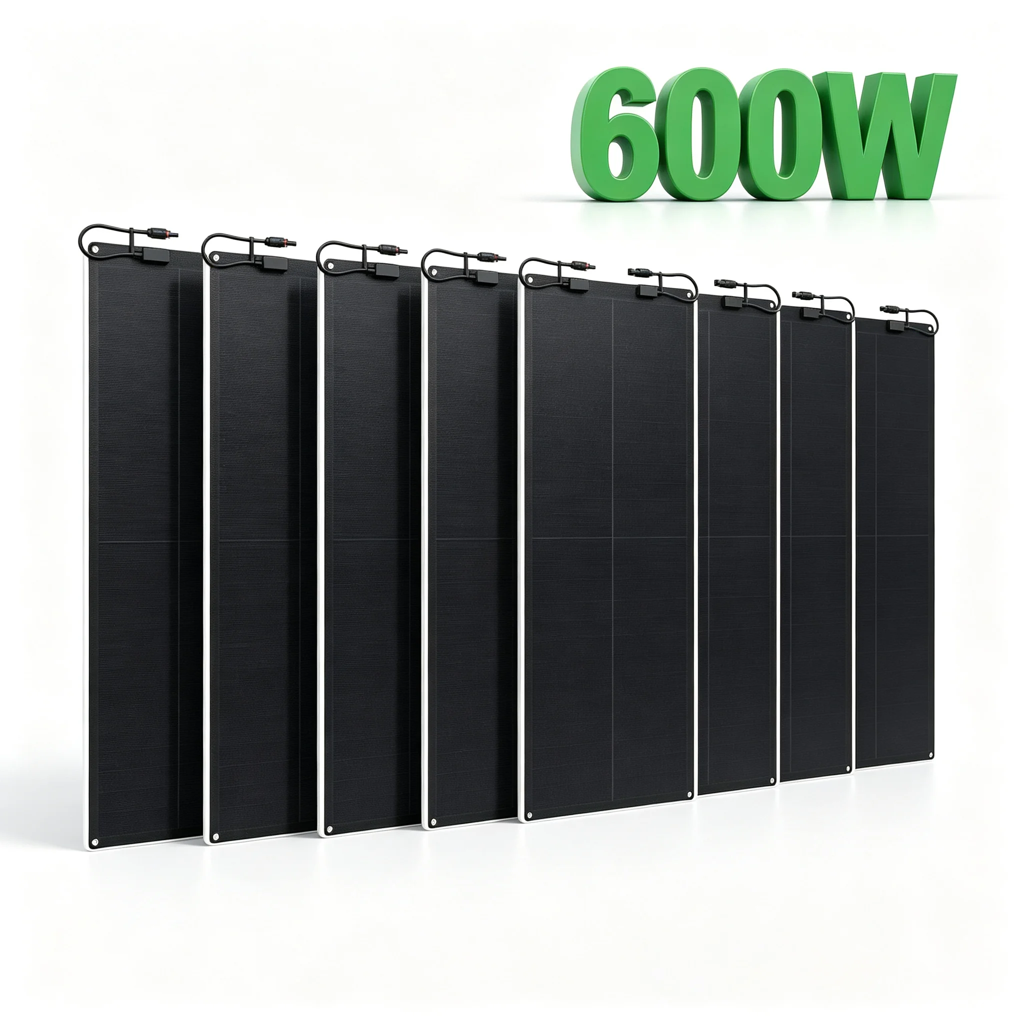 600/500/400/300/200/100 Watt HPBC Back Contact Solar Cells High Efficiency Portable Flexible Solar Panel No Busbar
