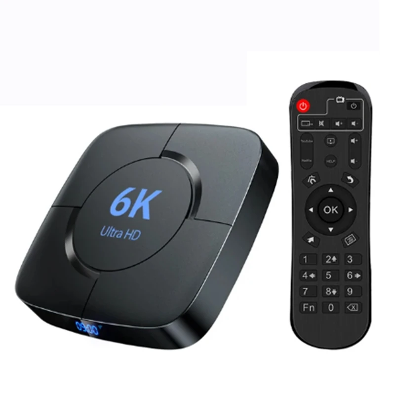 

Smart 6K TV Box Android 10 Allwinner H616 2.4G/5Ghz Wifi BT 32GB 6K 4K HD Video Media Player Set