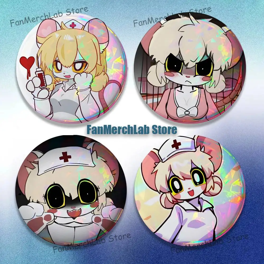 

Lorna T-TerribleS Mouse Anime Cute Game Icons Pins Cartoon Character Enamel Brooch Backpack Clothing Badge Accessories Gifts
