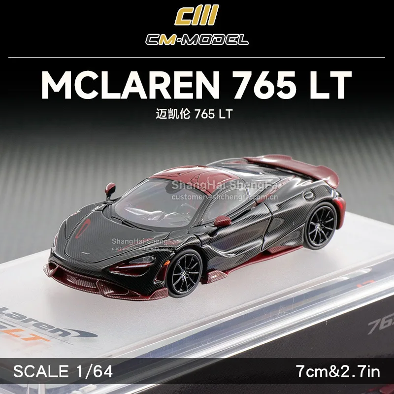 

Модель CmModel 1:64 McLaren 765LT, литая под давлением, детализированная статическая реплика гиперкара для коллекционеров и демонстрации