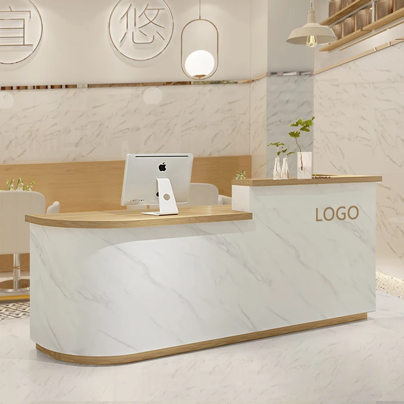 Register Bar Reception Desk Hair Salon Mobile Coffee Shop Reception Desk Retail Store Mostrador Recepcion Commercial Furniture