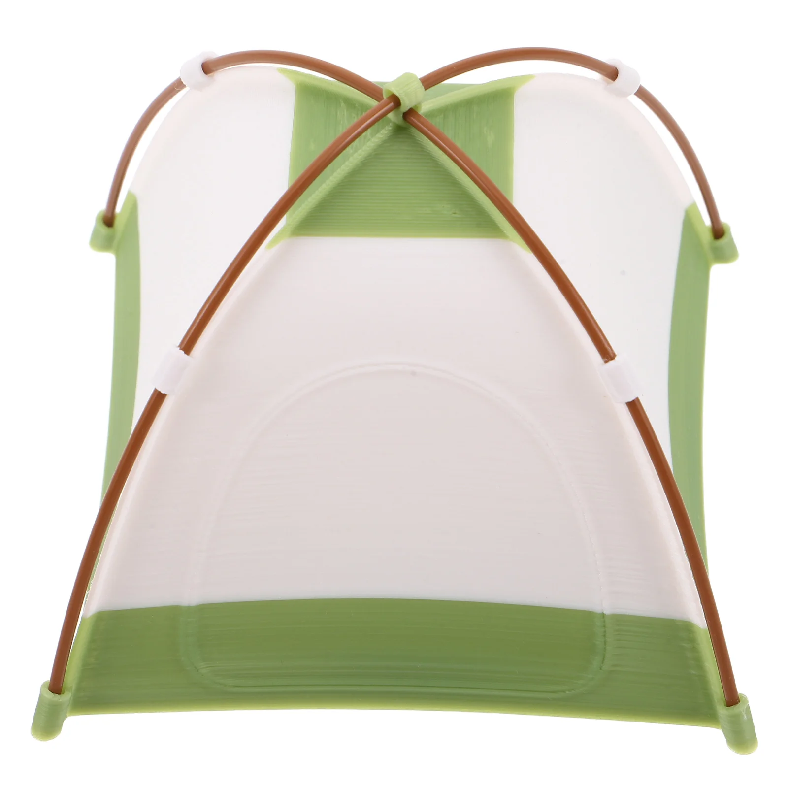 1 pz Tenda per casa delle bambole in miniatura Scala 1:12 Realistica campeggio all'aperto per la decorazione della casa giochi Piccoli mobili Mini oggetti di scena per fotografia