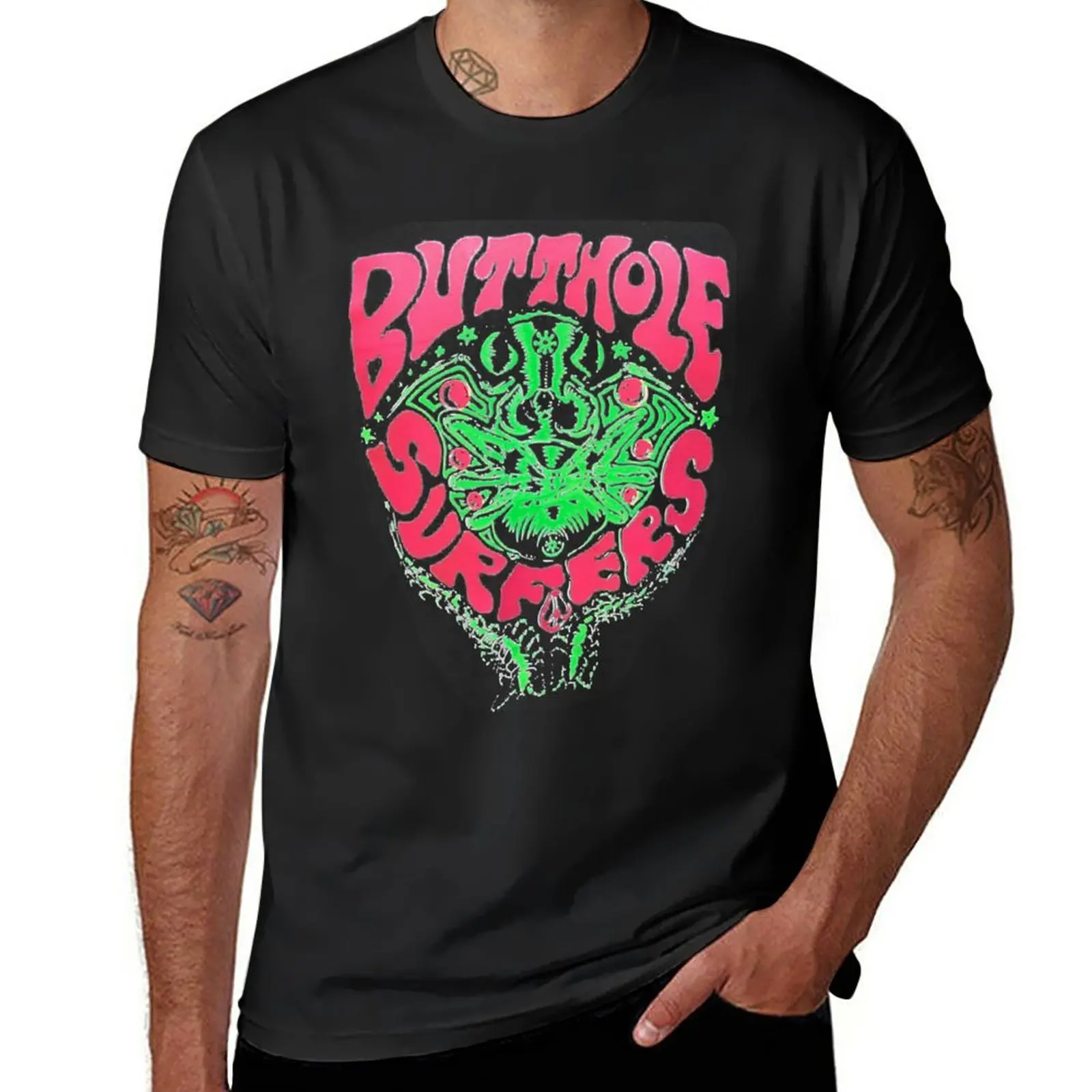 Butthole Surfers T-Shirt summer top animal prinfor boys t shirts for men pack