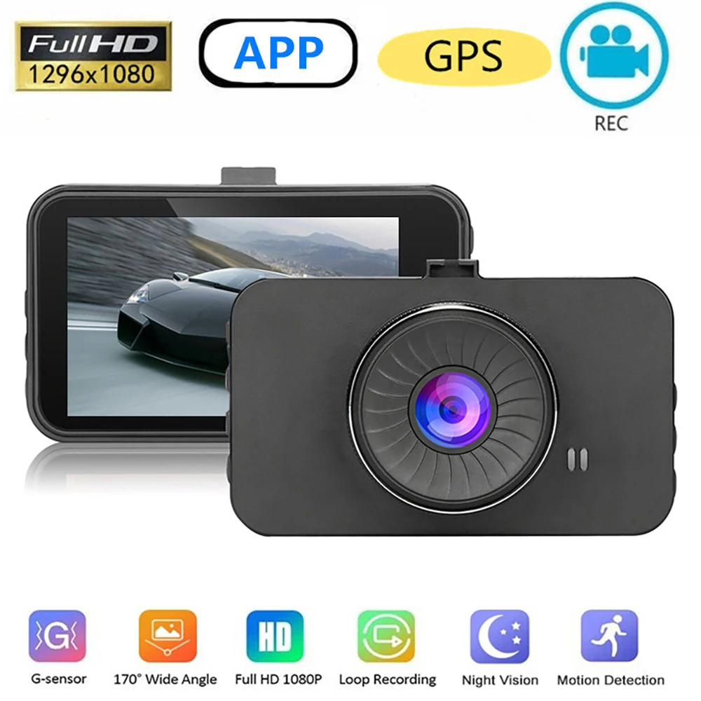 

Car DVR WiFi 1080 FHD Dash Cam Rear View Vehicle Camera Video Recorder Night Vision G-sensor Auto DVRs Dashcam GPS Black Box