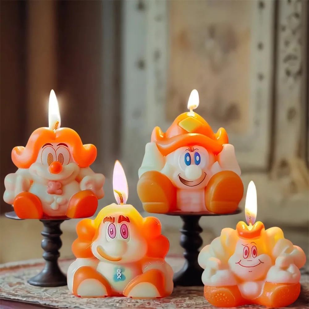 

Cute Aroma Candle Silicone Mold DIY Creative Handmade Aromatherapy Candle Gypsum Resin Mould Halloween Christmas Decor