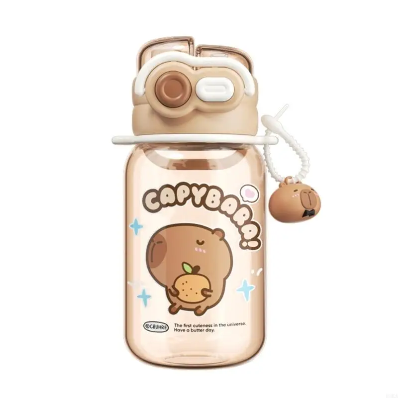 

F3KA Delicate Capybara Water Flasks Water Cup For Family And Work Environment