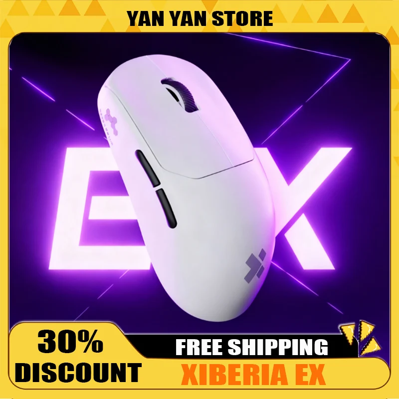 XIBERIA EX مزدوج 8K PAW3950 الاستشعار الشمال 52840 الرائد تحكم 0.125 مللي ثانية 8000 هرتز FPS للألعاب قوالب الرياضة الإلكترونية خفيفة الوزن