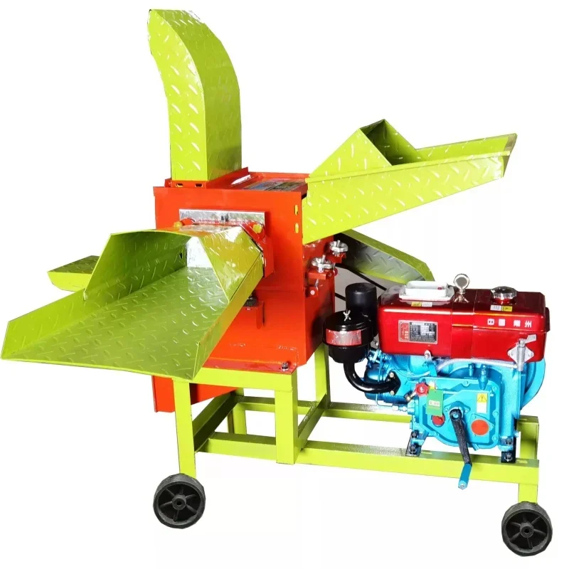 Agriculture Chaff Cutter Machine Diesel Cutter Stalk Cutter Chaff Grass Cattle And Sheep Feed Chopper