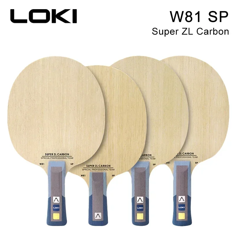 Loki-Table Tennis Blade, Super ZLC, Inner Layer, Aramid Carbon Fiber, Ping Pong Racket, Quick Attack with Loop, W81 SP