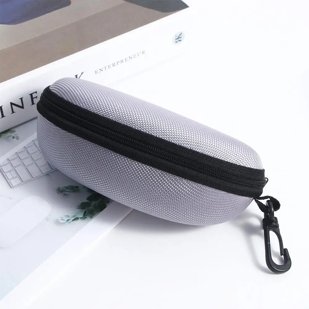 Eyeglasses Protector Case Eyewear Storage Box Zipper Box with Hook Eye Glasses Box Sunglasses Bag Hard Case Shell Clam Pouch