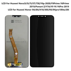 1PCS Phone LCD Display Screen Assembly Replacement For Huawei Nova3i 5i 7i 5T 7SE Y6p Y9Prime 2019 Y7A Y6 Pro Y9 2019 Nova5T Y6S