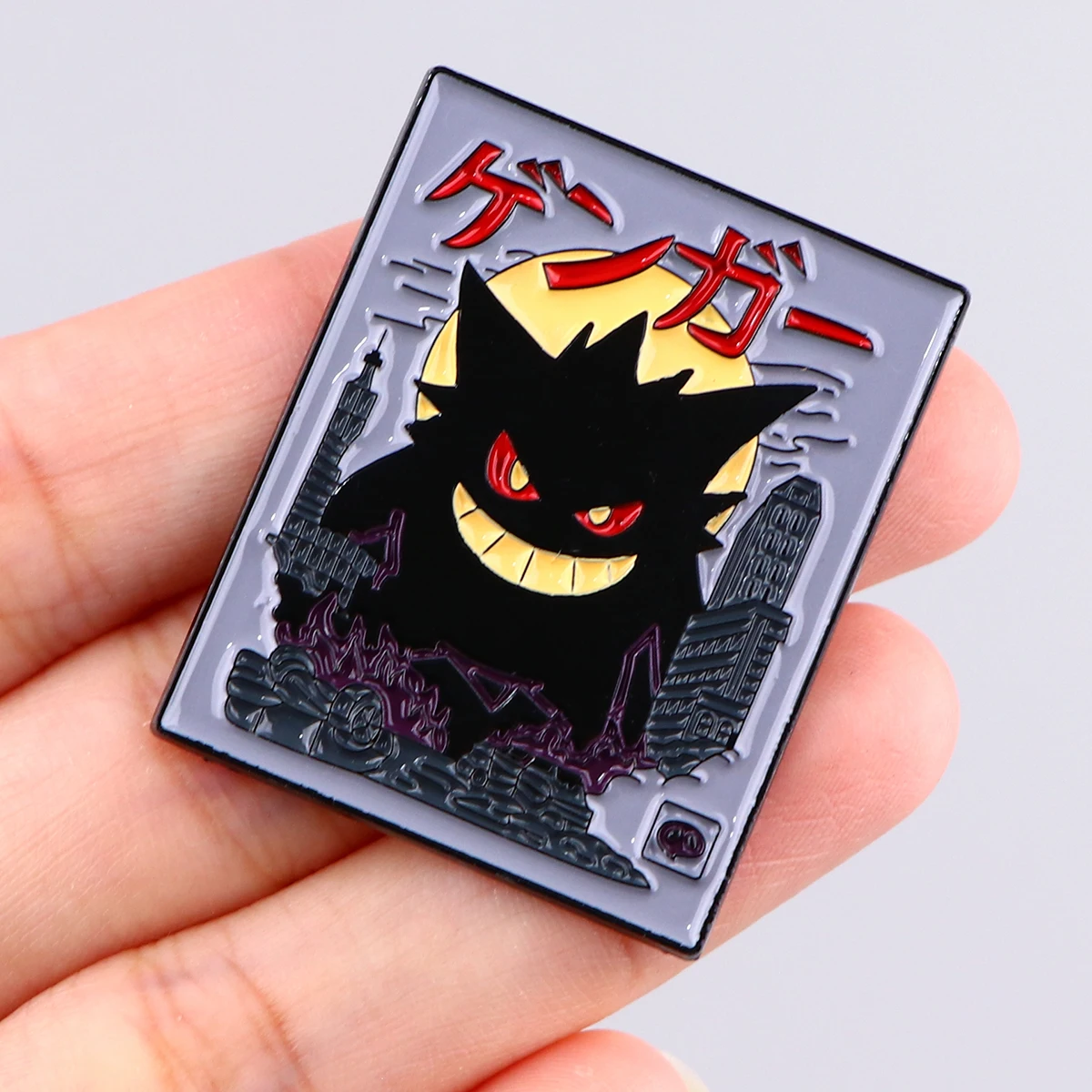 Gengar Pin Horror Characters Enamel Pin Men Women's Brooch Backpack Badges Brooches for Clothing Badge Jewelry Accessories Gifts