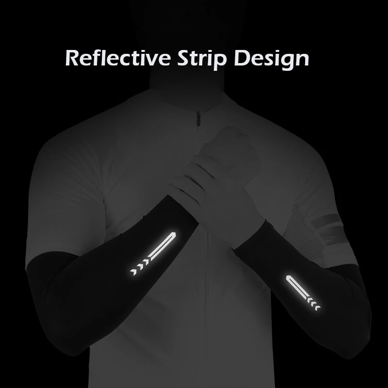 Arm Sleeves Solid Color Running Fishing Sunscreen Sleeve Summer Cool Quick Dry Breathable Ice Silk Cycling Equipment