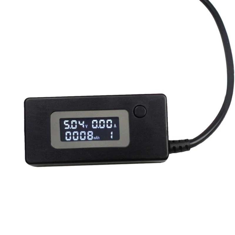 F92B LCD USB Mini Voltaje- Corriente Monitor Tester USB Volataje AMPS Medidor potencia Multímetro Voltímetro Voltímetro