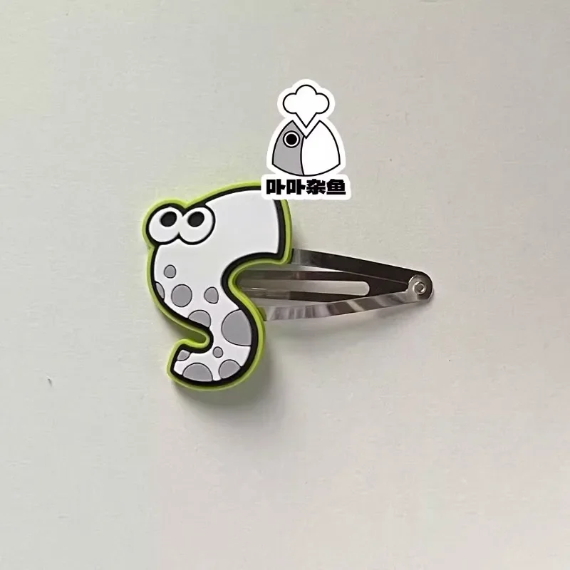 Japan Game Splatoon3 Hairpin Spot Cute Gift Collection Peripheral Game Action Figures