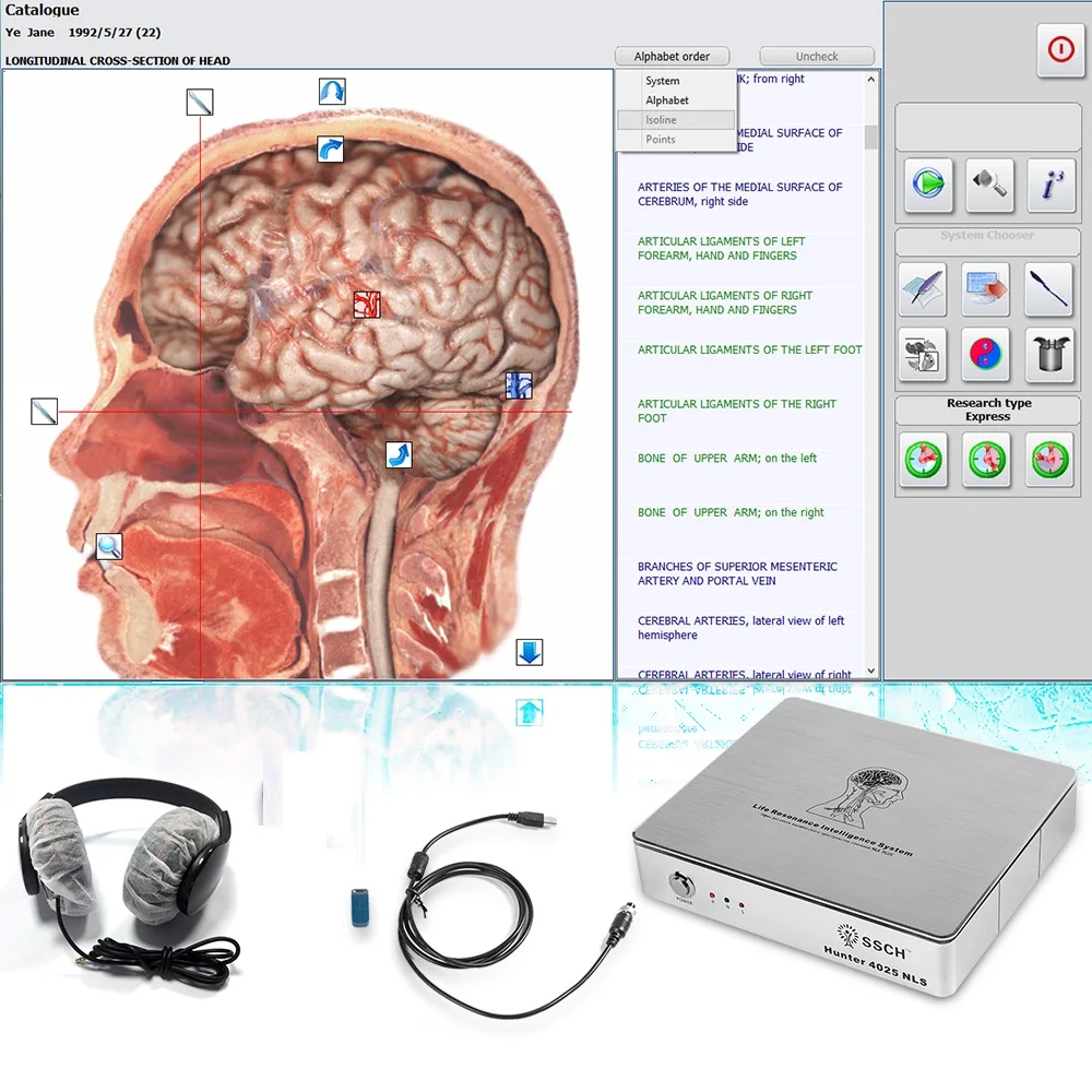 Clinical Bioresonance 9D 25D 4025 Nls Full Body Health Analyzer Machine Metatron Metapathia