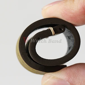 Sewing leather bracelet for omega 18/01/22/22/24mm for SABEKO WILL BRAKE VINTAGE BUTTON 10 Main Sales Watch Omega - №3