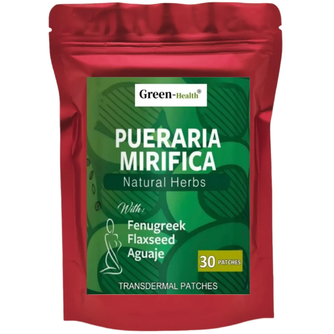 Parches transdermicos Pueraria Mirifica para mujer, 30 parches por caja, suministro de un mes, equilibrio, restauración, cuidado de la piel