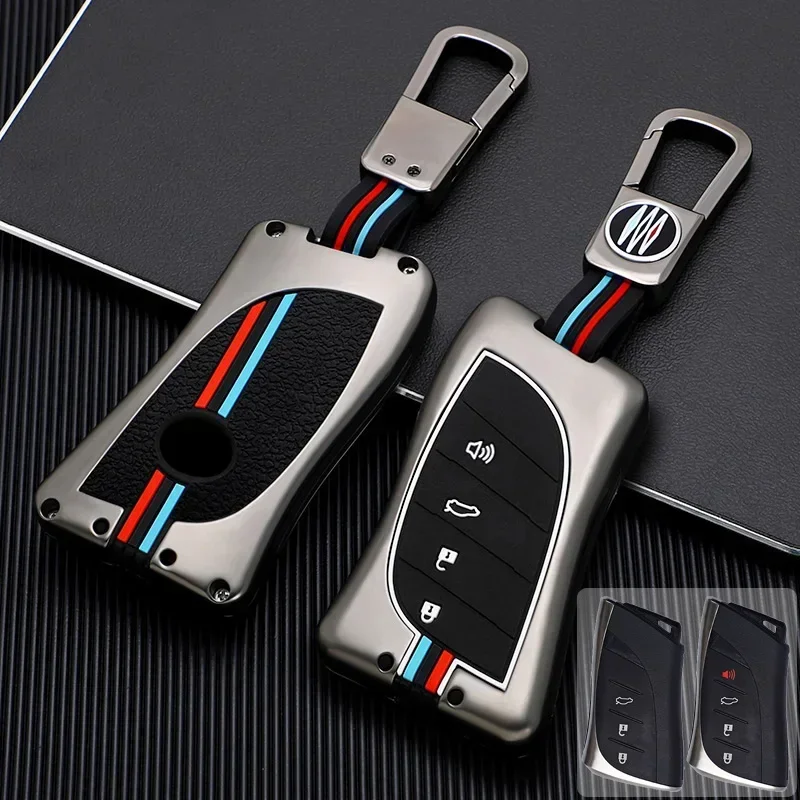 Zinc Alloy Silicone Car Key Case Cover for Lexus NX ES UX US RC LX GX IS RX 200 250h 350h LS 450h 260h 300h UX200 Accessories