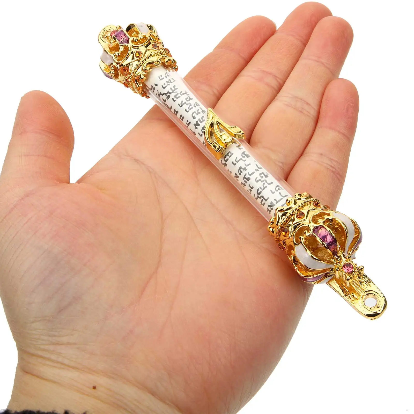 

Delicate Metal For Home Religious Design Crafted Judaica Blessing Decoration Side Mounting Gift Jewish Mitzvah Hanukkah Gift
