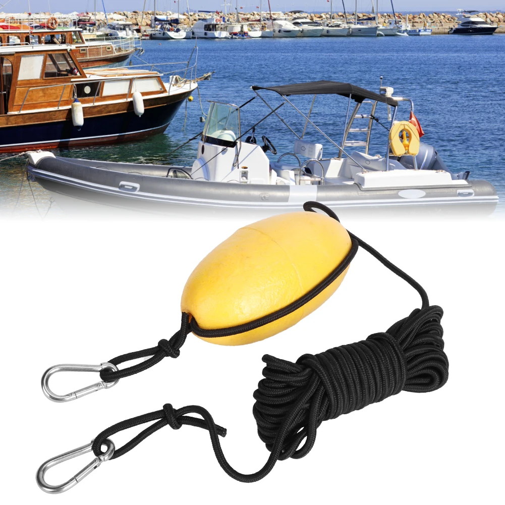 Cuerda de anclaje para Kayak, cuerda ligera de 9,8 m/32,2 pies para caída en el mar, barco marino, yate, Kayak