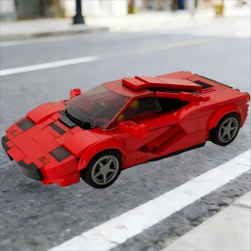 Modèle de voiture de course F1 MOC-69431, briques de construction à assembler, 319 pièces, cadeaux de technologie modulaire, jouets créatifs DIY