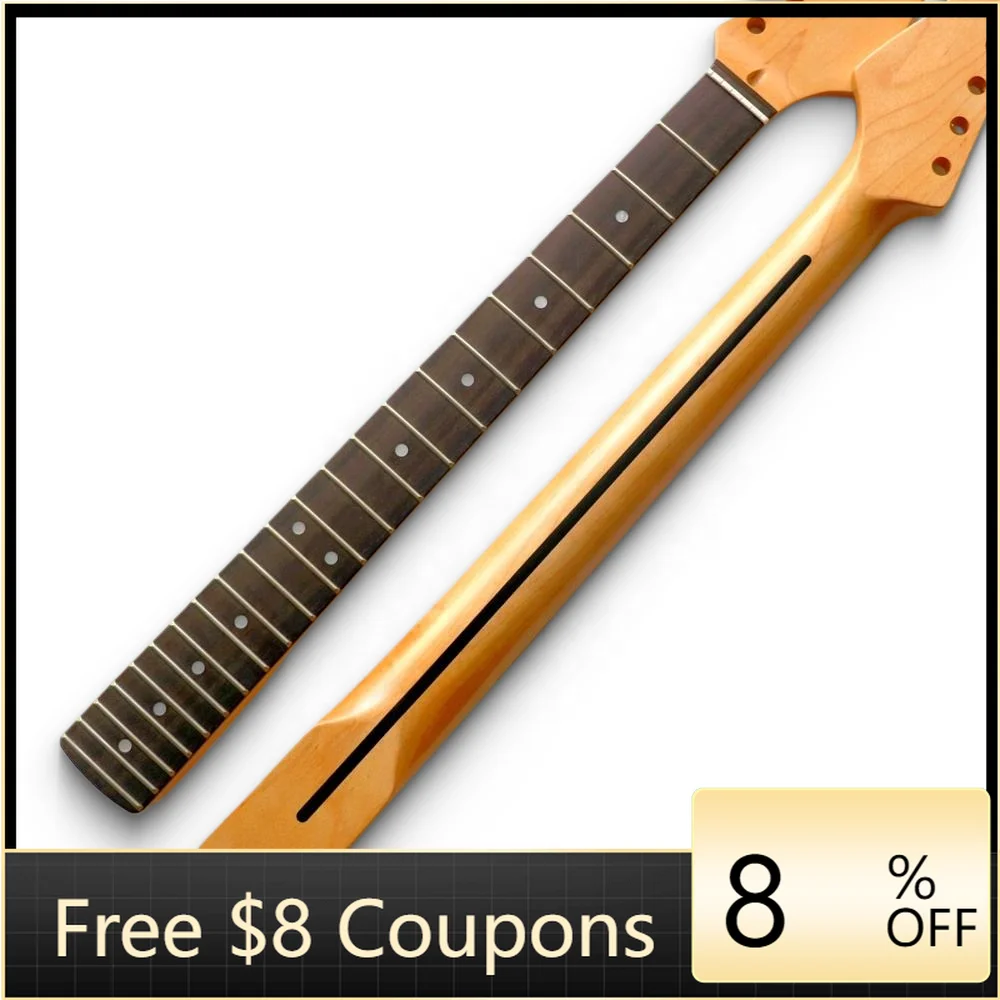 STLF Yasen 22 trastes 25,5 "diapasón de palisandro cuello de guitarra ST con tuerca de hueso para venta al por mayor