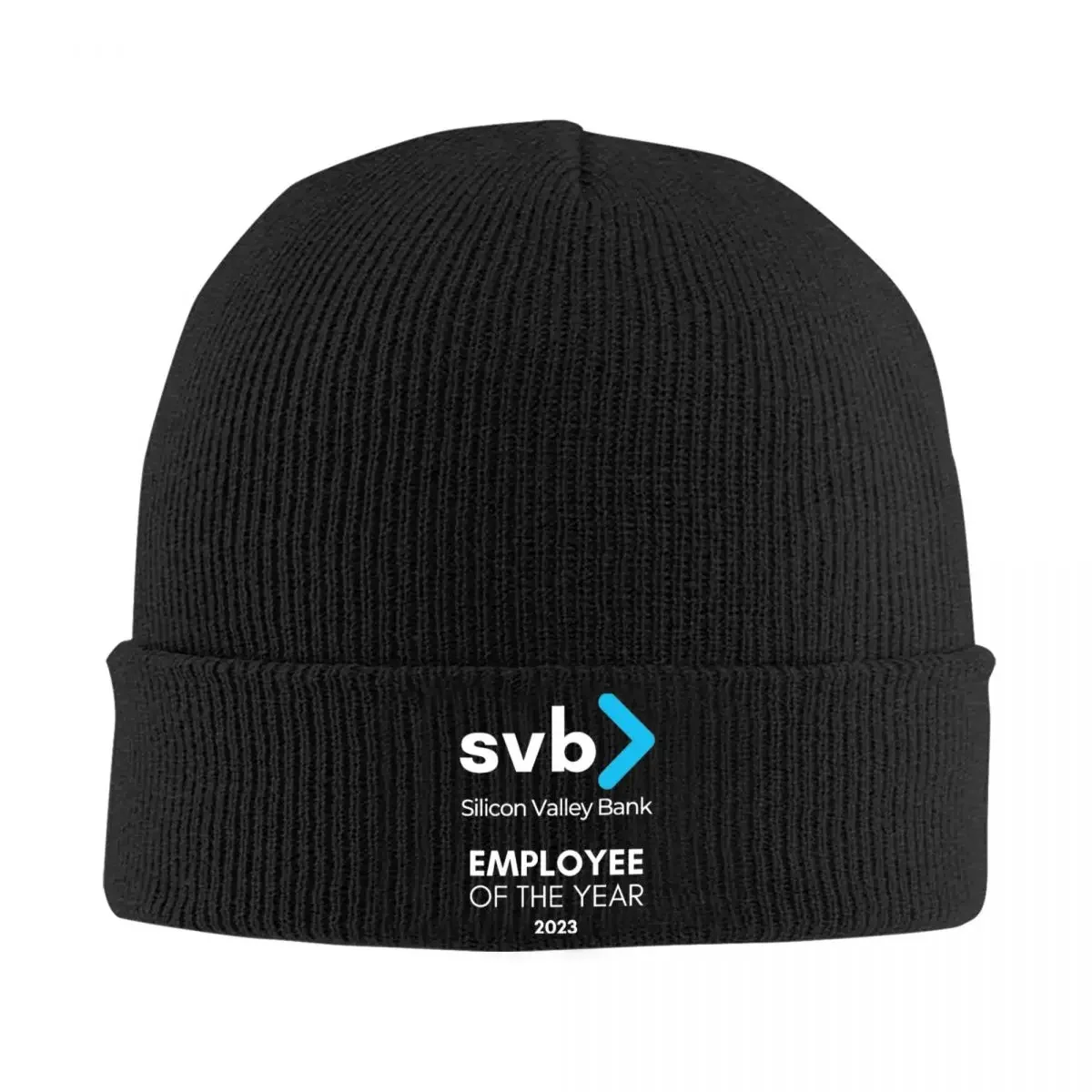 Employee Of The Year SVB Silicon Valley Bank Hats Autumn Winter Beanies Warm Caps Female Male Acrylic Knitted Caps