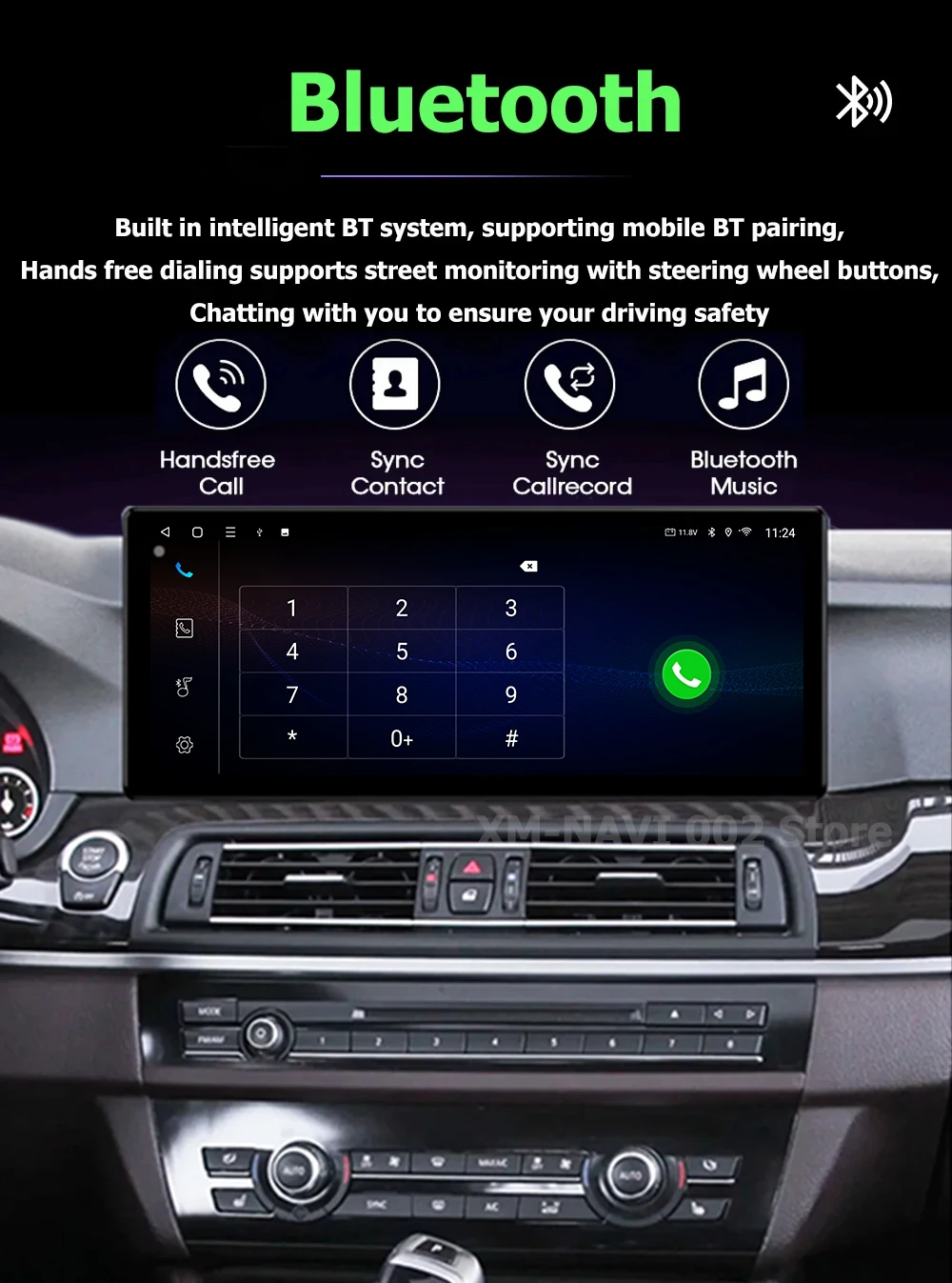 أندرويد 14 نظام تحديد المواقع والملاحة واي فاي BT Carplay السيارات راديو السيارة مشغل وسائط متعددة لسيارات BMW X5 F15 X6 F16 2014 - 2018 نظام NBT/EVO DSP