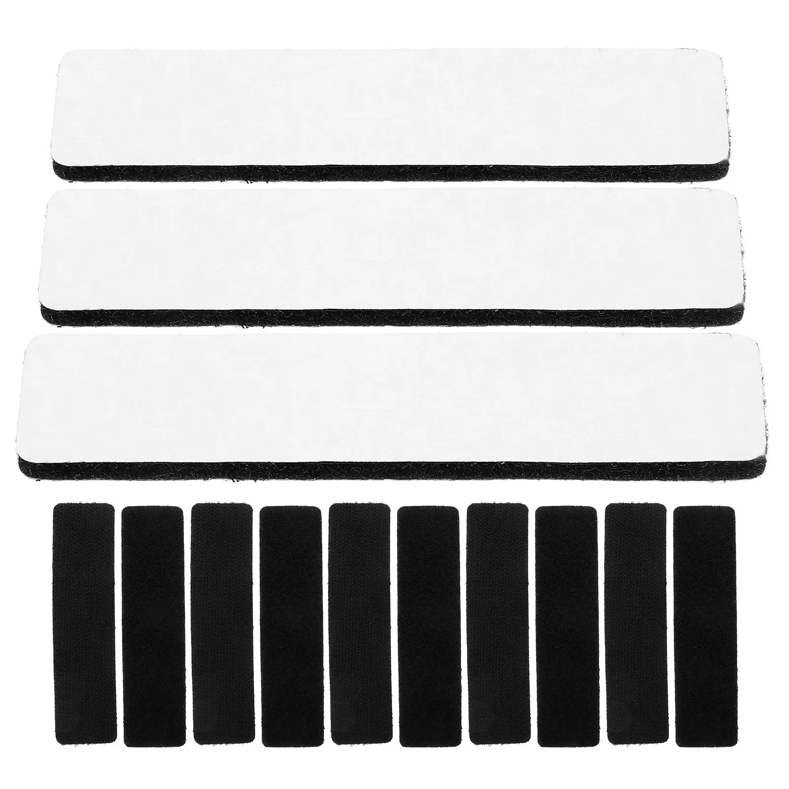 

100Pcs Sofa Fastener Hook Loop Adhesive Tape Strong Back Durable Nylon Polyester Fixing Strips Anti-Slip Household Sofa Tape