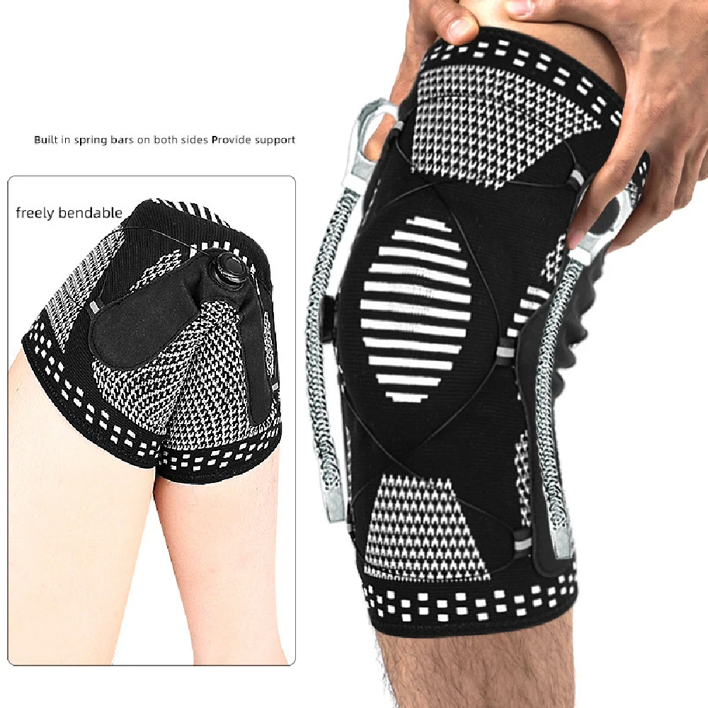 1/2PCS Knob Knee Brace with Side Stabilizers & Patella Gel Pad, Compression Knee Support Sleeve for Men & Women, Injury Recovery