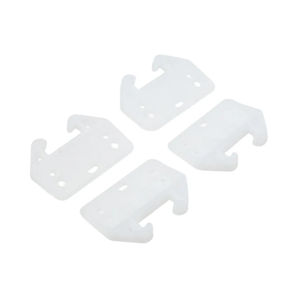 For Plastic Drawer Guide Rail Kit with 4 Brackets and 12 Screws for Smooth Sliding and Reliable Support in For Any Room