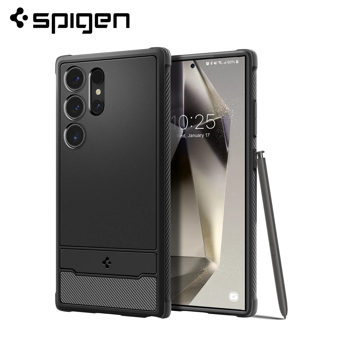 Spigen Rugged Armor Case for Samsung Galaxy S24 Ultra / S24 Plus / S24 (2024)