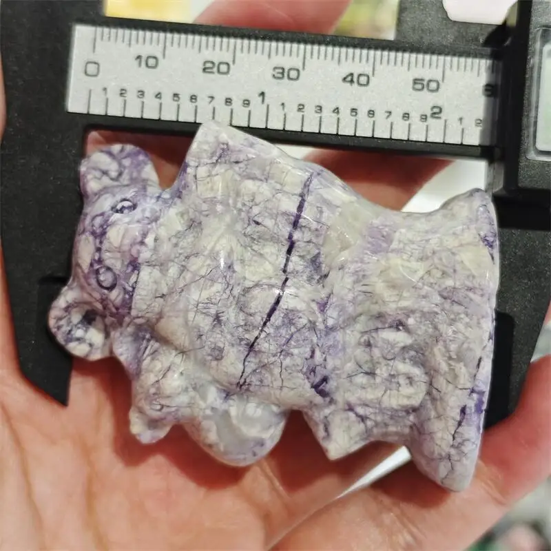 Natural Quartz Stone Koala Carving Home Decoration Healing Energy Stone Children Birthday Holiday Gift 1pcs