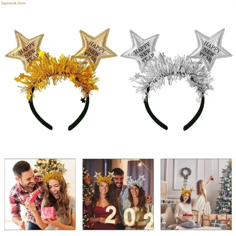 Q5WE Unisex Halloween Hair Hoop Party Girls Hair Rings Dramatic Headwear Comfortable for New Year And Beyond