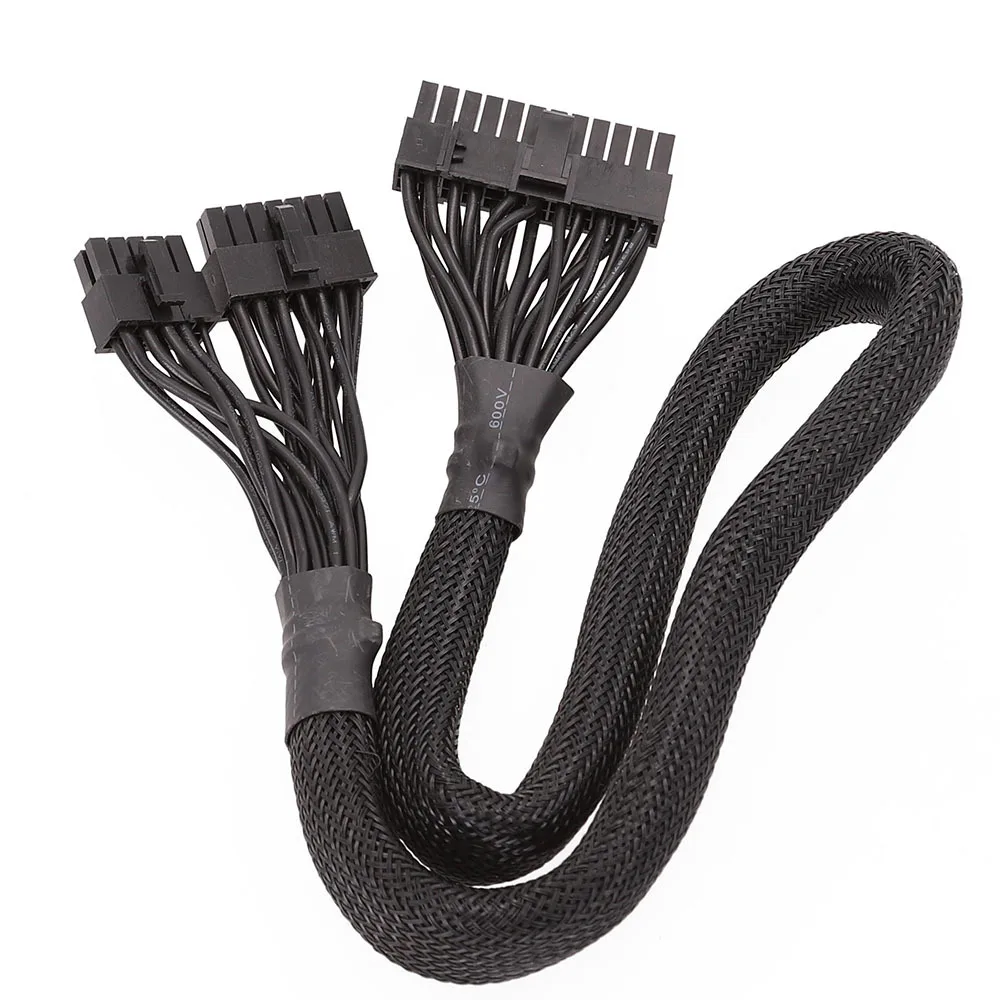 14+10Pin to 24 Pin ATX Power Supply Cable 20+4 Pin PC PSU Motherboard Cable for Corsair AX1500I AX1200I AX860I AX760I