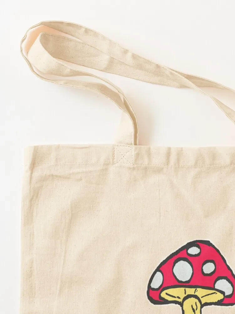 Mushroom Froggy (Funny Frogs) Tote Bag Shopping bags woman shopping bag reusable shopping bags shopper bags for women