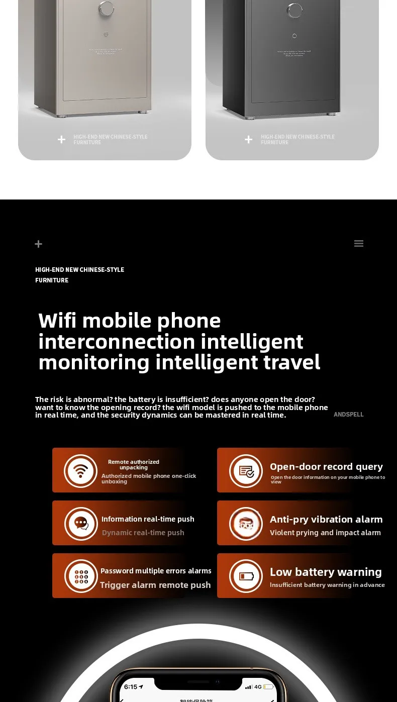 LX safe household small anti-theft office can't see it, can't move it, embedded