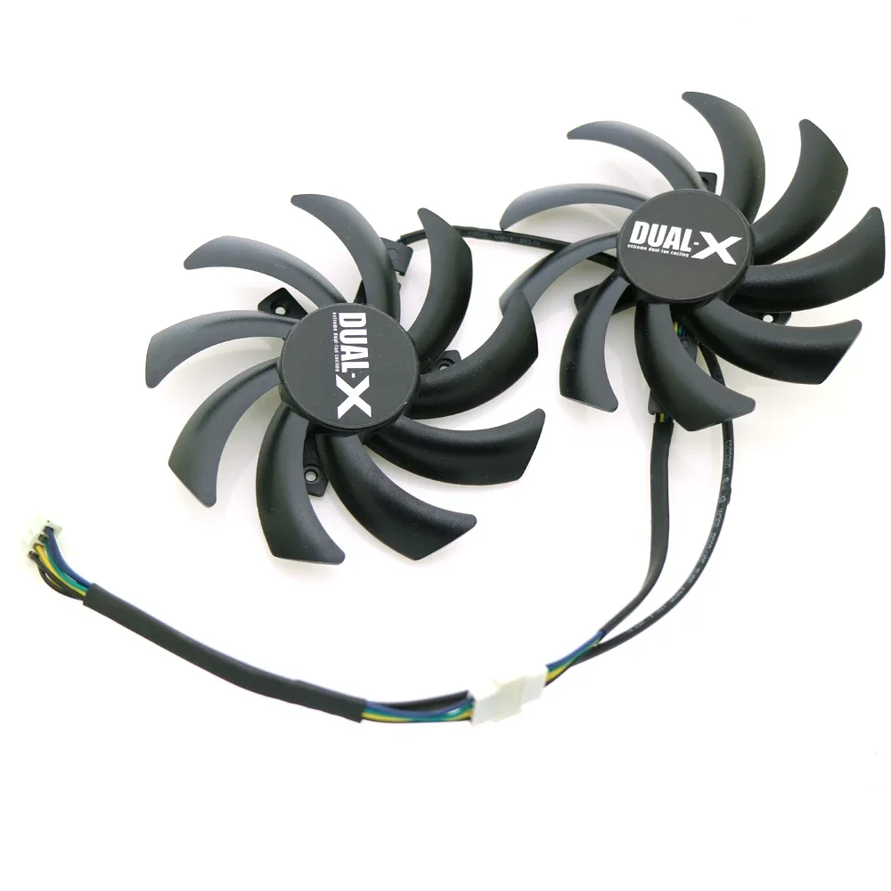 2pcs/lot FDC10H12S9-C 86mm 0.35A 4Pin For XFX R9 270X 280X 290X Graphics Card Cooling Fan