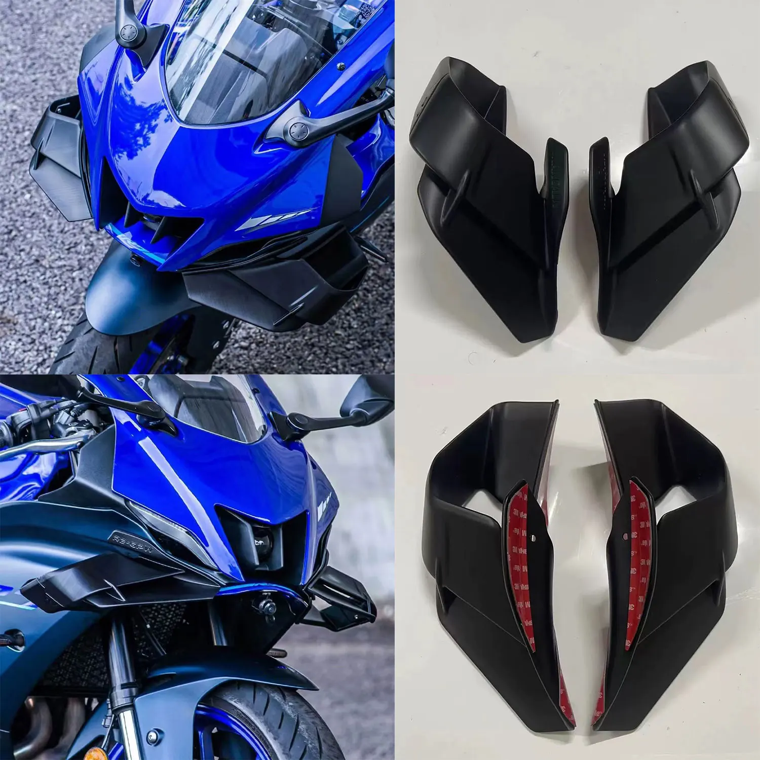 For Yamaha YZF700 R7 YZF-R7 R7 2020 2021 2022 2023 2024 YZFR7 Motorcycle Winglets Aerodynamic Wind Side Wings Spoiler Fairing