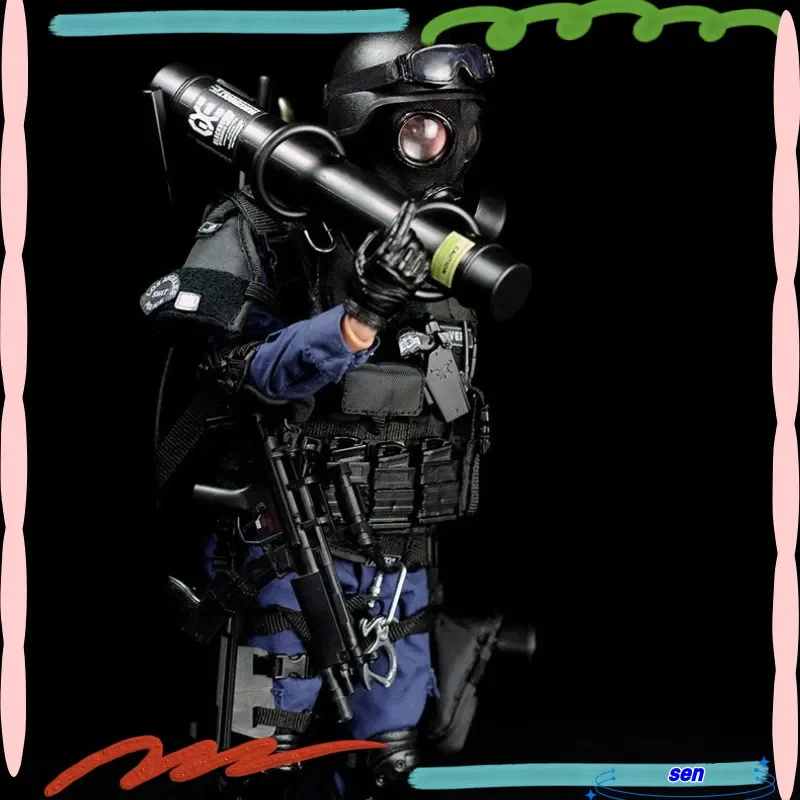 Kadhobby Figura de Ação Militar Colecionável de Simulação SWAT Breacher Te em Escala 1/6 Altamente Realista