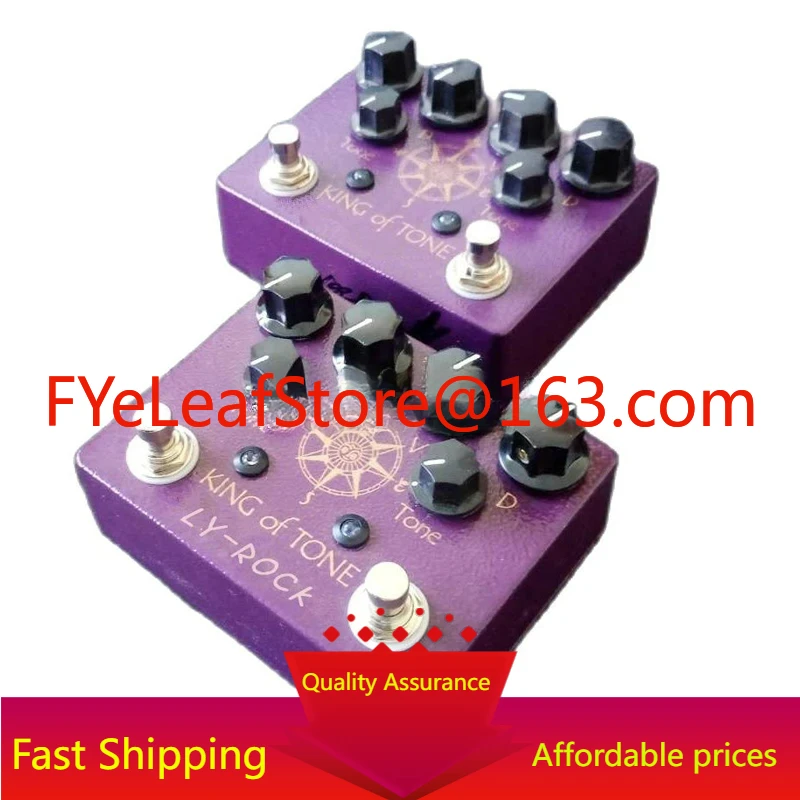 (LY-),Guitar OVERDRIVE Pedal, LY-ROCK King Of Tone Monoblock Effect V4 Overload Single Block Effec