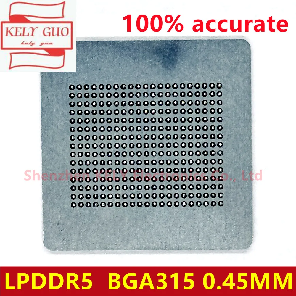 直接加熱 90X90 MT62F512M32D2DR-031 WT:B D9ZPF MT62F1G32D4DR-031 D8BCW K3LKCKC0BM-MGCP FBGA315 LPDDR5 BGA315 レーザーテンプレート