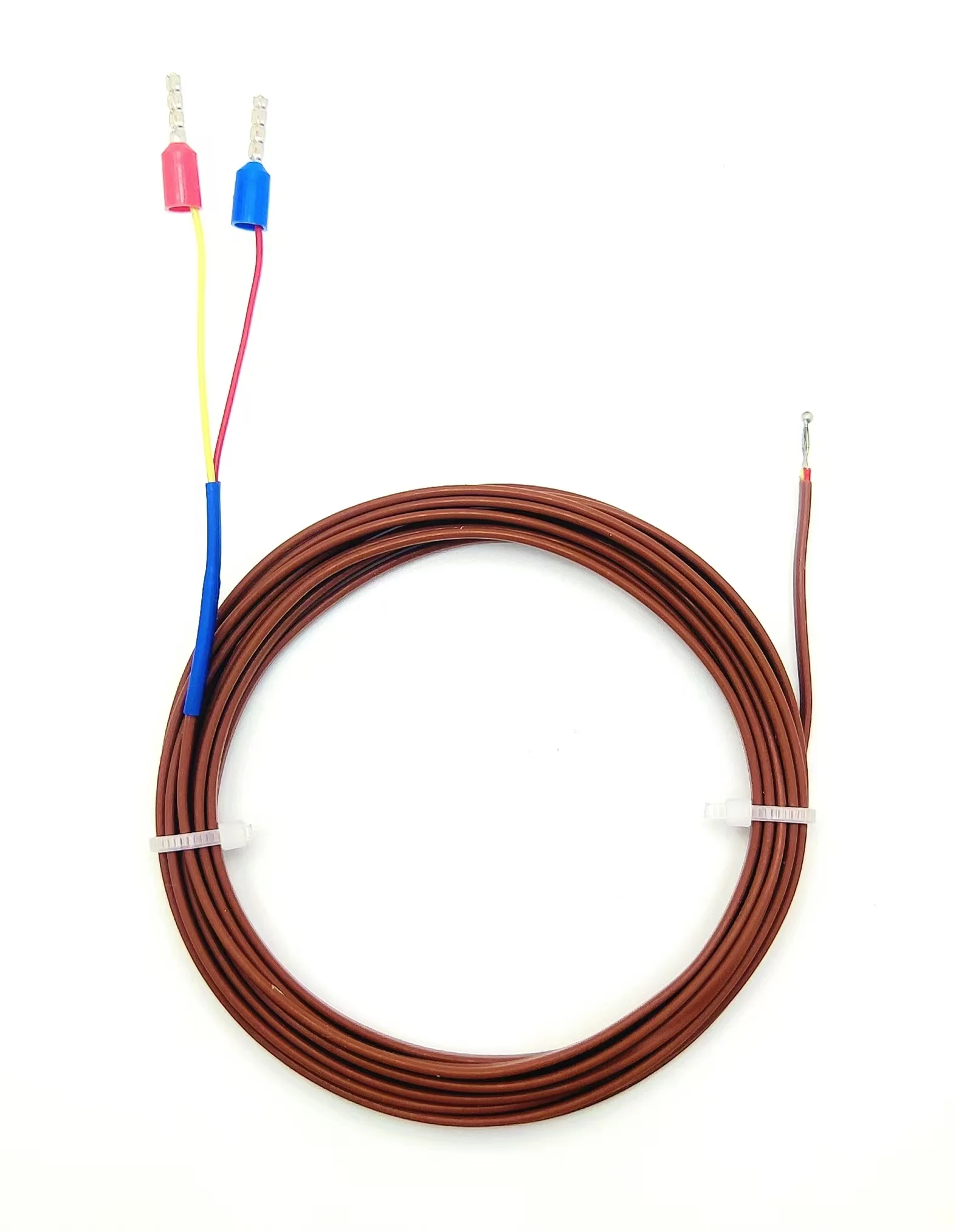 K-type thermocouple, PTFE temperature measuring wire, motor temperature sensor, K-type 1M/2M/3M/4M/5M,0-250℃.