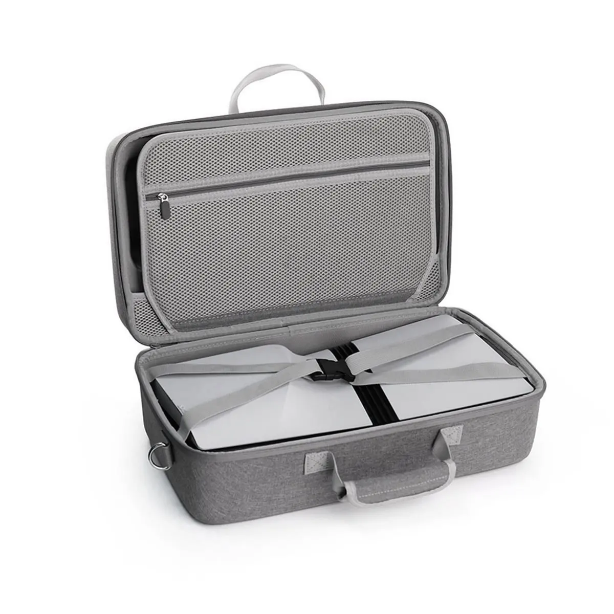 A86G NEW For PRO Hard Shell Carrying Case Storage Bag for Slim Console Controllers for Slim Console Gray