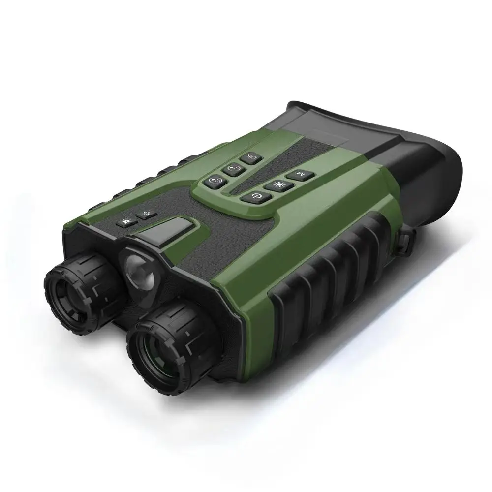 Low-Light Full-Color Binocular Night Vision Device, 3inch Lcd Display, Sony Sensor, Coated Camera and Infrared Light, Additional Sos Tactical Led Light for Night Recording, 128Gb Sd Card
