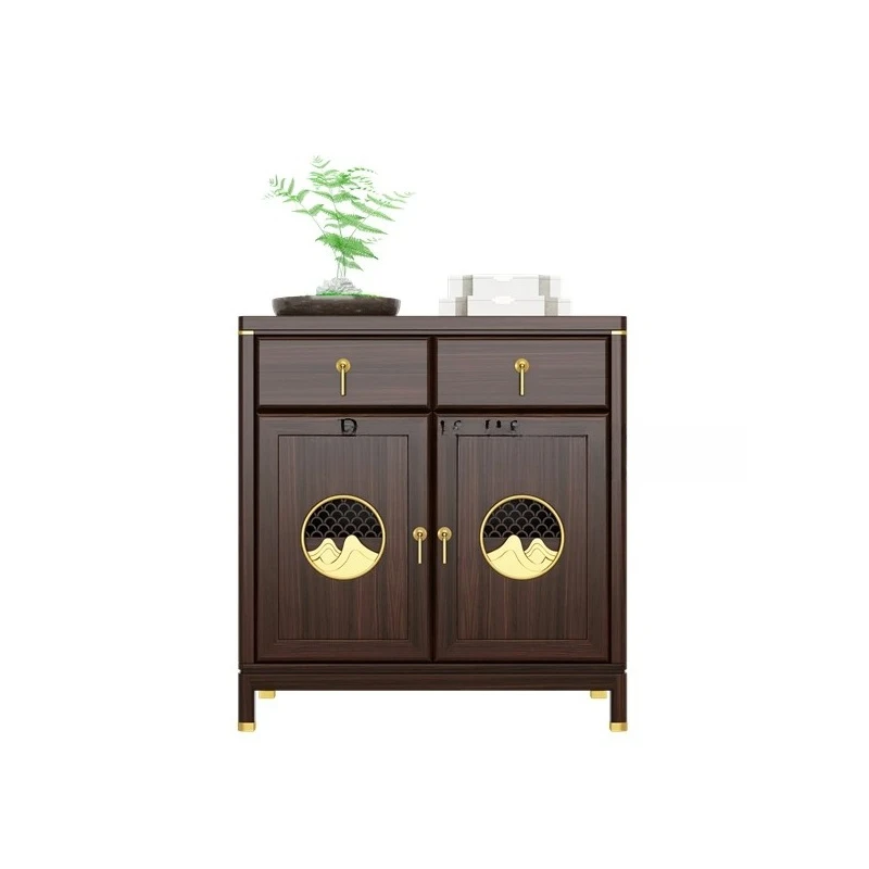 

New Chinese Ebony Storage Household Living Room Wall Dining Room Cabinet