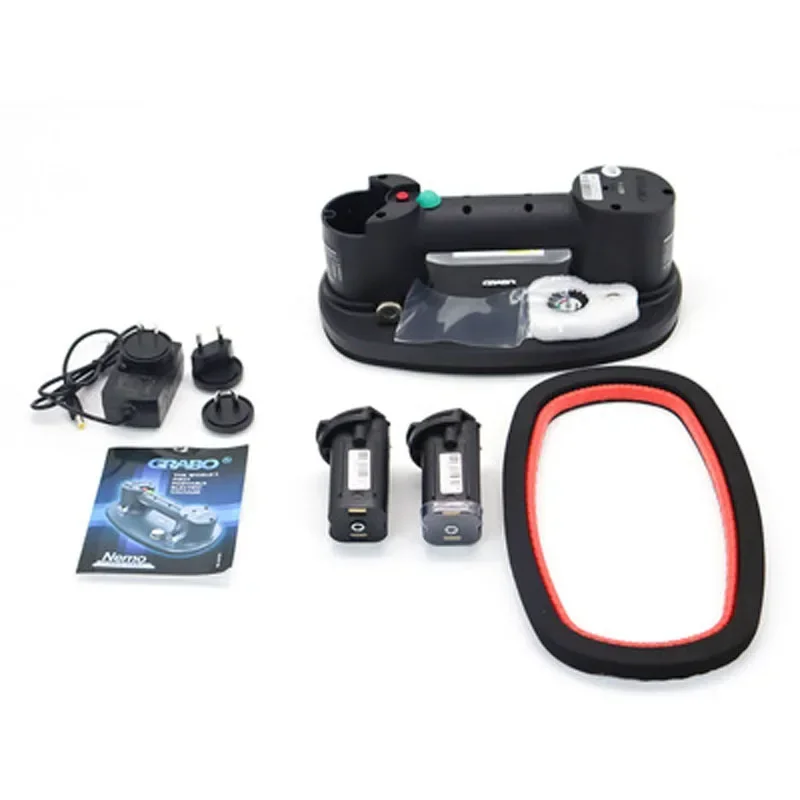 

Electric Vacuum Suction Cup Glass Lifter Machine for Lifting Concrete Pavers Granite Stone Drywall Tile - Includes 2 Batteries