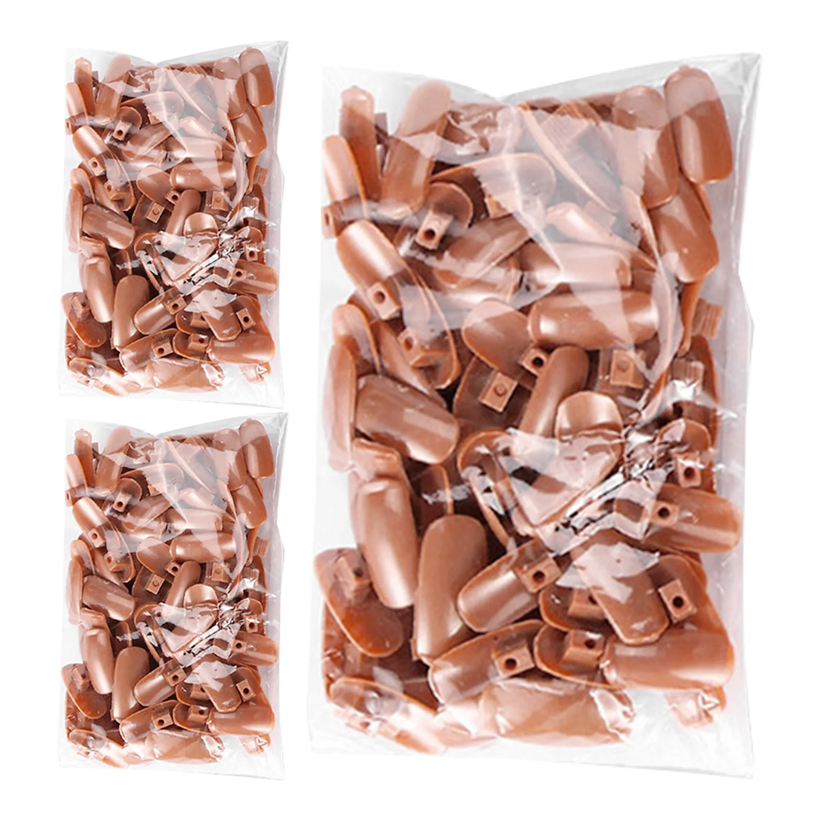 300개 네일 아트 연습 팁 매끄러운 표면 인조 손톱 트레이닝 매니큐어 용품 아크릴 젤 랩 디자인 인조 손톱